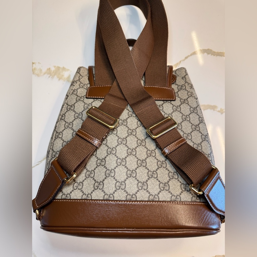 Gucci Interlocking G Logo Backpack - image 5